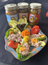 Tuna Salad, Chicken, Egg or Salmon in Lettuce Cups